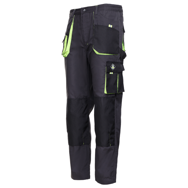 Pantaloni de lucru Kastor Emerton gri elemente reflectorizante