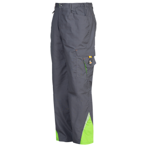 Pantaloni de lucru de vara Prisma gri elemente reflectorizante picior