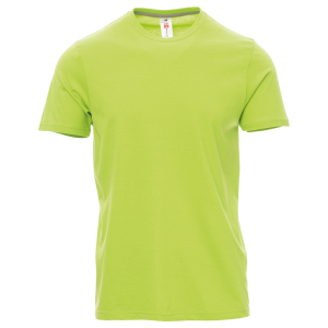 Tricou de lucru Payper Sunset verde acid frontal