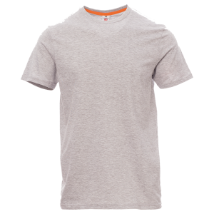 Tricou de lucru Payper Sunset gri melange frontal