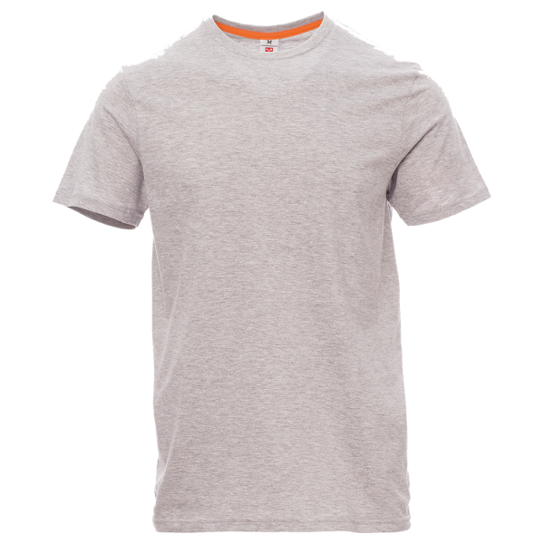 Tricou de lucru Payper Sunset gri melange frontal