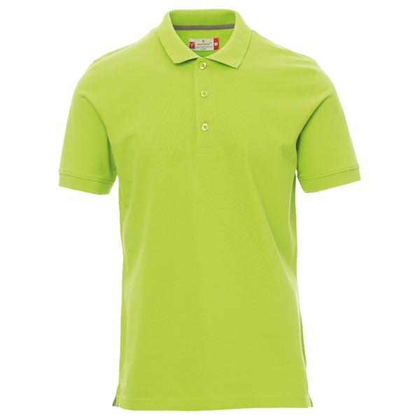 Tricou de lucru polo Payper Venice verde acid frontal