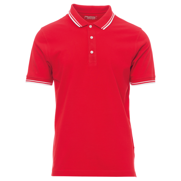 Tricou de lucru polo Payper Skipper rosu frontal