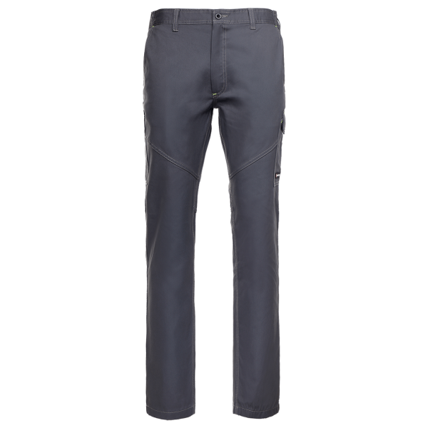 Pantaloni de lucru unisex Payper Work gri frontal