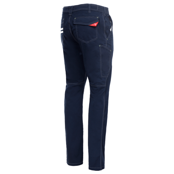 Pantaloni de lucru elastici Payper Worker spate element rosu