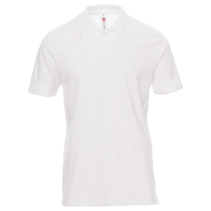 Tricou de lucru polo Payper alb frontal