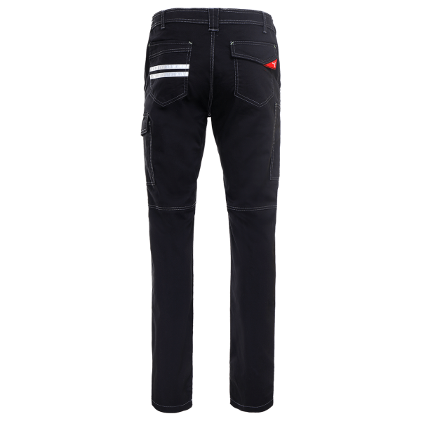 Pantaloni de lucru elastici Payper Worker negri spate