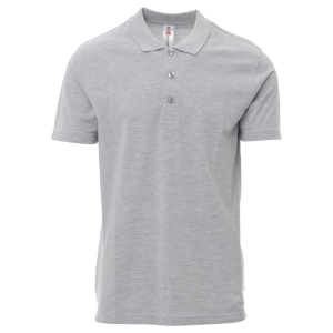 Tricou de lucru polo Payper gri melange frontal