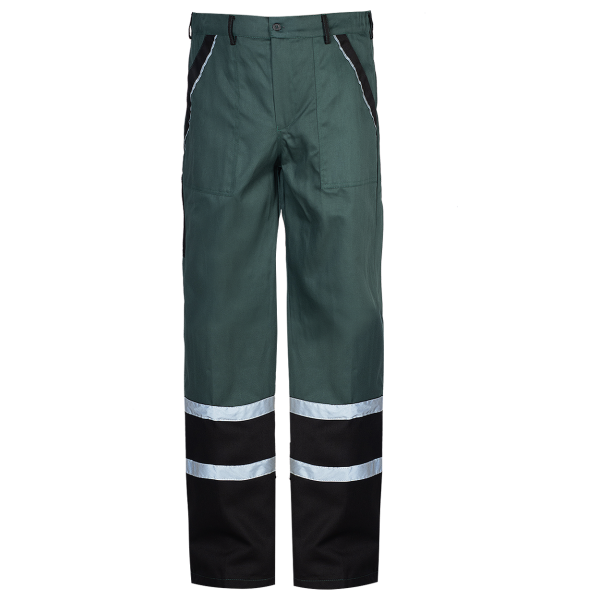 Pantaloni de lucru de vara Collins verde frontal