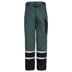 Pantaloni de lucru de vara Collins verde spate