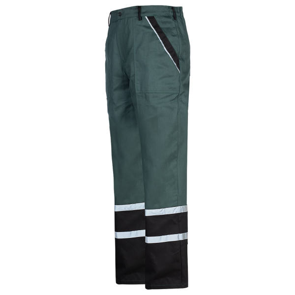 Pantaloni de lucru de vara Collins verde lateral