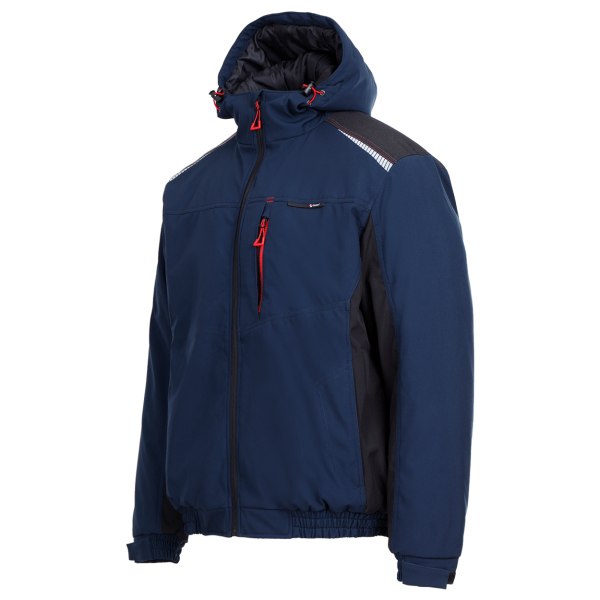 Geaca de lucru Revolt Softshell diagonala stanga