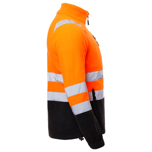 Hanorac reflectorizant din fleece Prisma lateral maneci