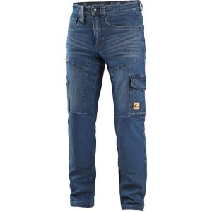 PANTALONI JEANS ALBI ALBASTRU - imagine 3