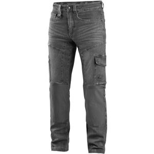 PANTALONI JEANS ALBI GRI - imagine 1