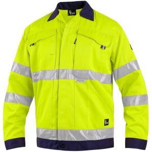 JACHETA NORWICH HI VIZ GALBEN ALBASTRU - imagine 3