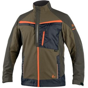 JACHETA REFLECTORIZANTA CXS NAOS BARBATI VERDE/PORTOCALIU - imagine 3