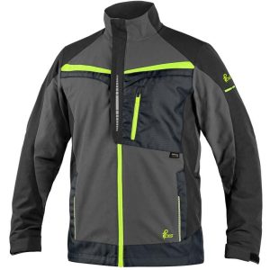 JACHETA REFLECTORIZANTA CXS NAOS BARBATI GRI/NEGRU/GALBEN - imagine 7