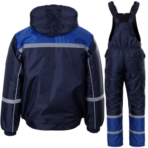 Costum de lucru COLLINS IARNA ALBASTRU - imagine 3