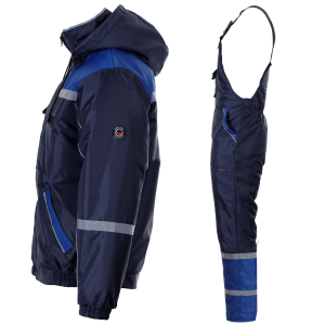 Costum de lucru COLLINS IARNA ALBASTRU - imagine 7