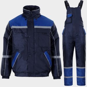 Costum de lucru COLLINS IARNA ALBASTRU - imagine 9