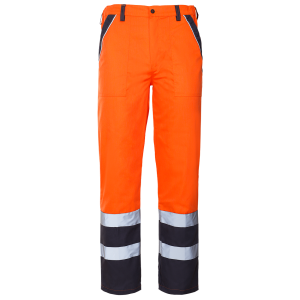 Pantaloni de lucru COLLINS SUMMER HV PORTOCALIU - imagine 3