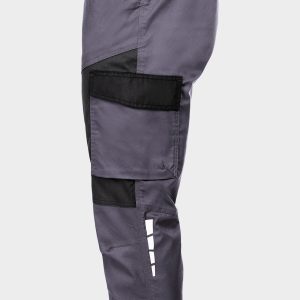 Salopeta de lucru EOS STRETCH LIGHT GREY/DARK GREY - imagine 6