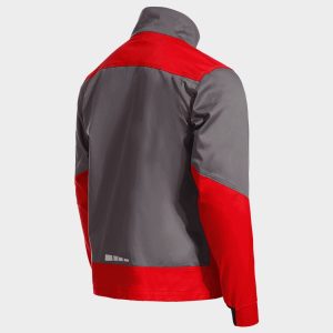 Jacheta de lucru EOS STRETCH RED/GREY - imagine 5