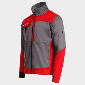 Jacheta de lucru EOS STRETCH RED/GREY - imagine 2