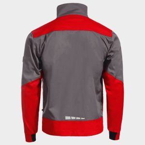 Jacheta de lucru EOS STRETCH RED/GREY - imagine 3