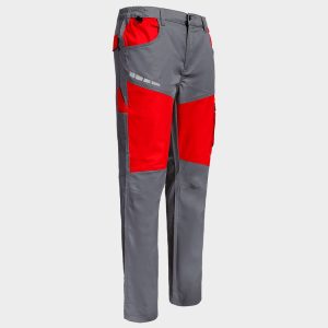 Pantaloni de lucru EOS STRETCH RED/GREY - imagine 4