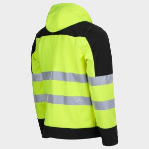 Jacheta softshell reflectorizanta NOBEL 2.0 GALBEN - imagine 6
