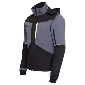 Jacheta softshell PRISMA SOFTSHELL 2.0 NEGRU/GRI - imagine 7