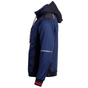 Jacheta de lucru REVOLT 4STRETCH BLEUMARIN/NEGRU/rosu - imagine 5