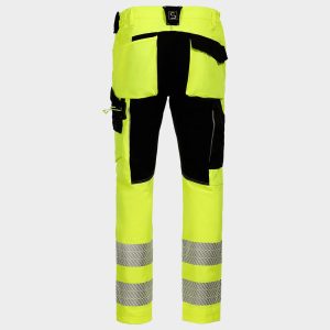 Pantaloni de lucru REVOLT HV 4STRETCH YELLOW - imagine 3
