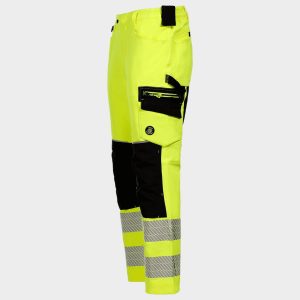 Pantaloni de lucru REVOLT HV 4STRETCH YELLOW - imagine 4