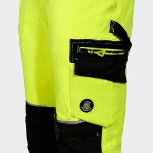 Pantaloni de lucru REVOLT HV 4STRETCH YELLOW - imagine 6