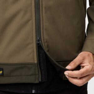 Jachetă softshell stretch, cu glugă, pentru bărbați, Snickers Workwear, AllroundWork, 1226, Khaki Green/Dark Khaki Green - imagine 8