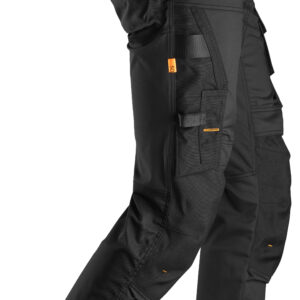 Pantaloni de lucru, stretch, Snickers Workwear, AllroundWork, 6341, Black/Black - imagine 4