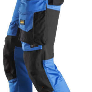 Pantaloni de lucru, stretch, Snickers Workwear, AllroundWork, 6341, True Blue/Black - imagine 3