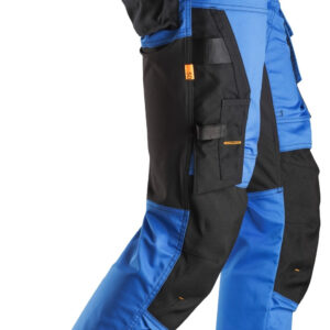 Pantaloni de lucru, stretch, Snickers Workwear, AllroundWork, 6341, True Blue/Black - imagine 4