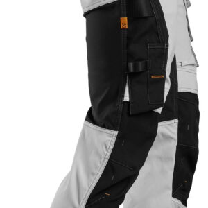 Pantaloni de lucru, stretch, Snickers Workwear, AllroundWork, 6341, White/Black - imagine 4