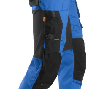 Pantaloni de lucru, stretch, cu buzunare holster, Snickers Workwear, AllroundWork, 6241, True Blue/Black - imagine 3