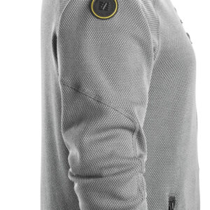 Hanorac cu glugă, din fleece, Snickers Workwear, FlexiWork, 8041, Grey/Black - imagine 3