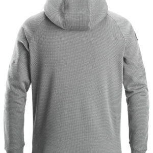 Hanorac cu glugă, din fleece, Snickers Workwear, FlexiWork, 8041, Grey/Black - imagine 4