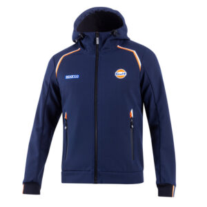 JACHETA SOFTSHELL SPARCO SL - GULF, CU GLUGA - imagine 1
